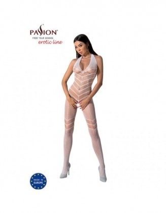PASSION - BS100 WHITE BODYSTOCKING ONE SIZE