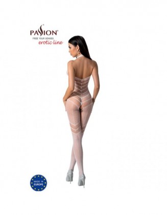 PASSION - BS100 WHITE BODYSTOCKING ONE SIZE
